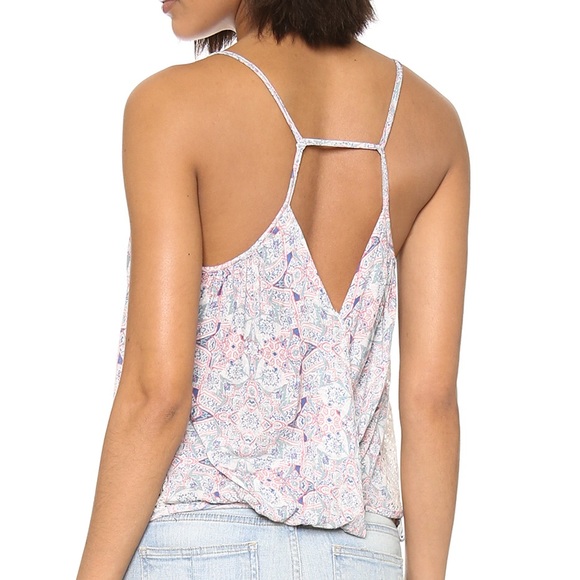 Free People Miles Away Paisley Lace Cutout Tank - Picture 8 of 8